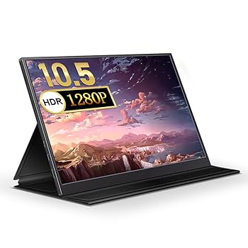 モバイルモニター　10.5インチ　1080p小型モニター　カバー付き　HDMI Amazon.co.jp: モバイルモニター 10.5インチ 薄型 超軽量250g